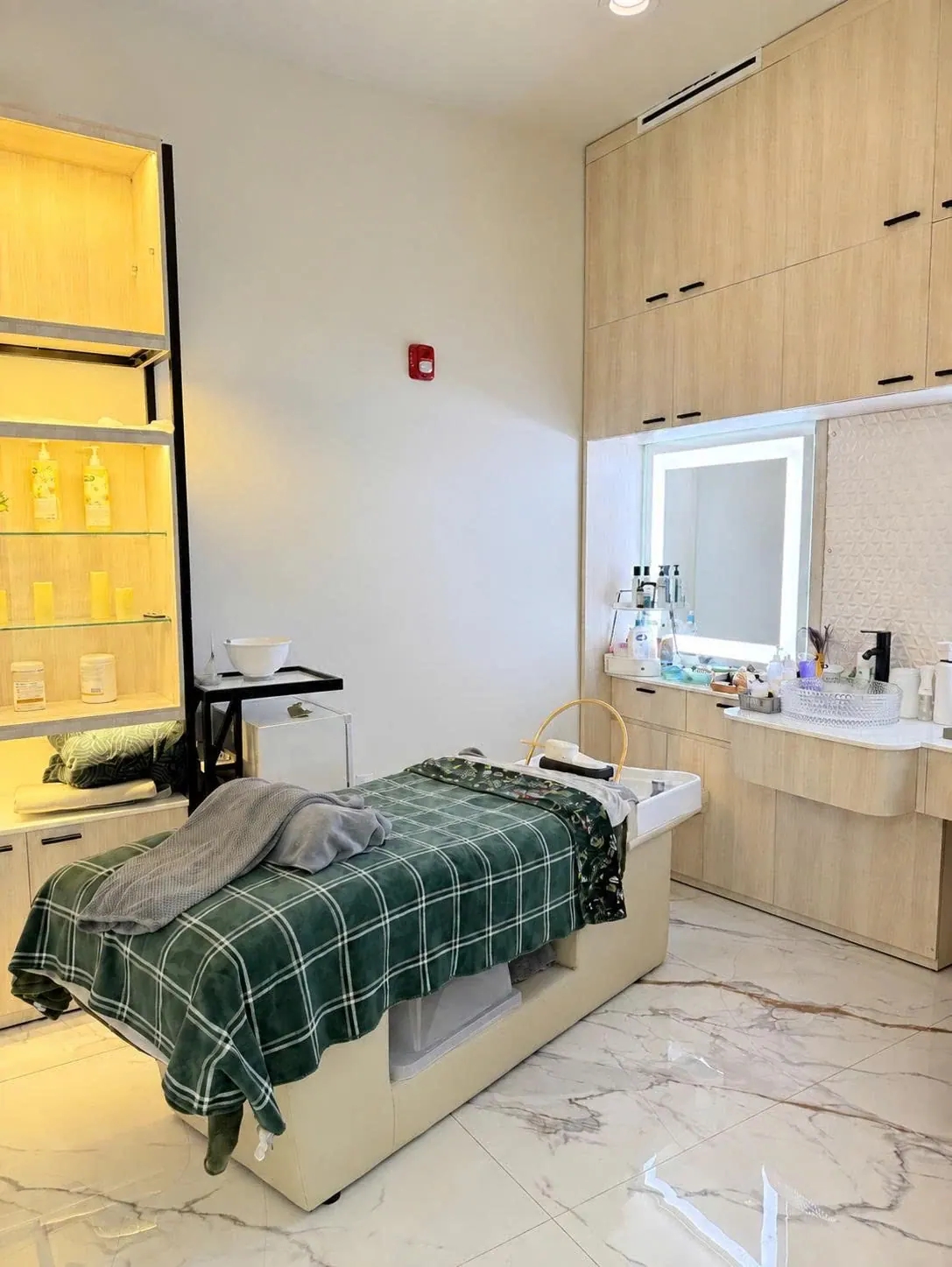 The Head Spa room at Innovate Salon & Spa